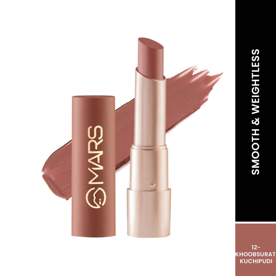 MARS Cosmetics Creamy Matte Long Lasting Lipstick For Women | 12-Khoobsurat Kuchipudi
