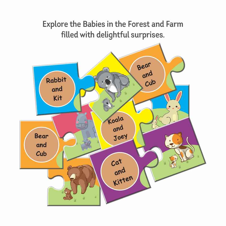 Sterling Animal Babies Puzzle Game