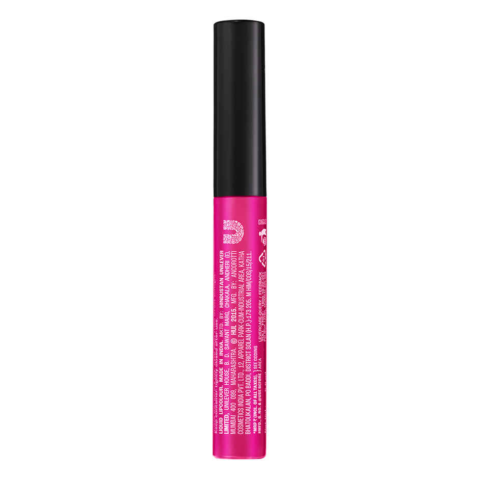 Lakme Forever Matte Liquid Lip, 16hr Lipstick, Lightweight & transferproof - Pink Prom