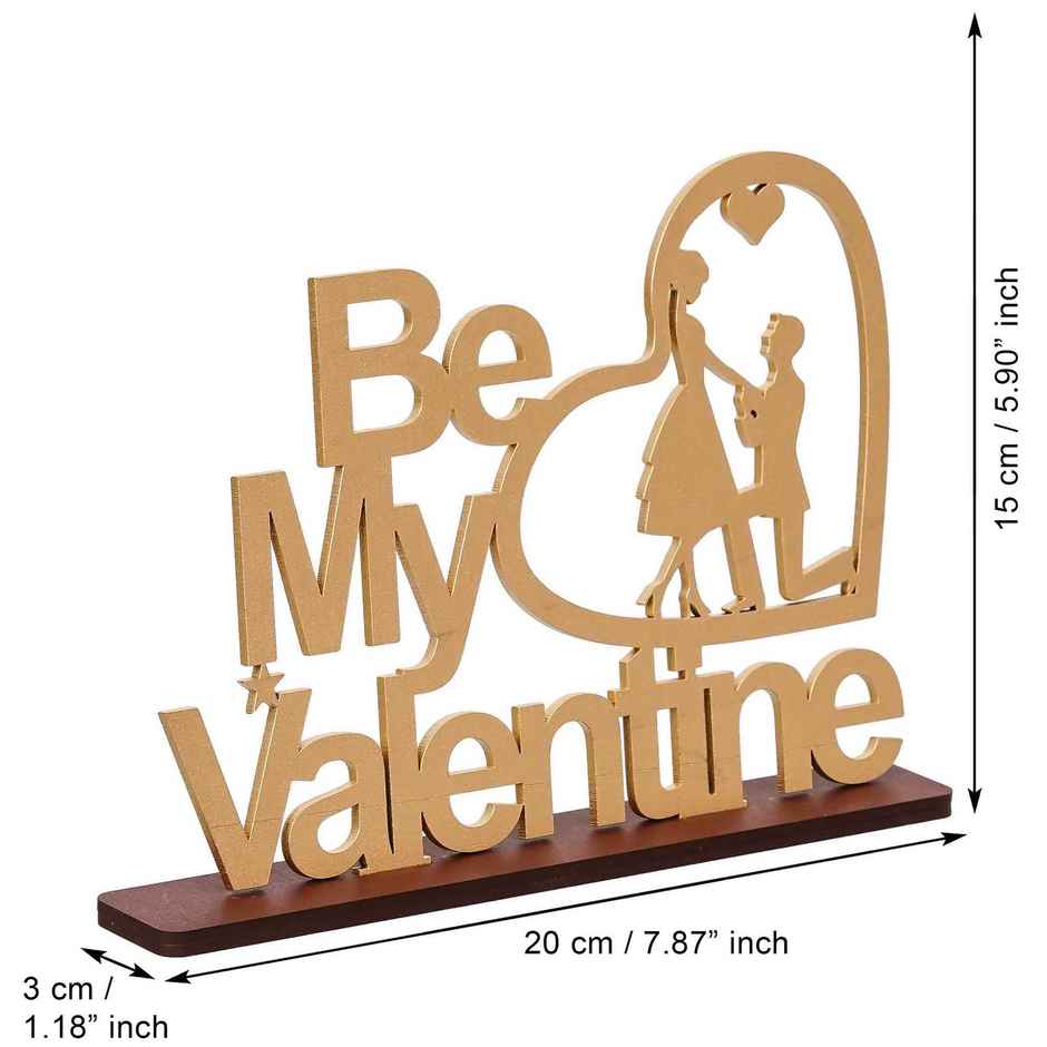 Golden Couple Showpiece Romantic Home Decor Gift | eCraftIndia