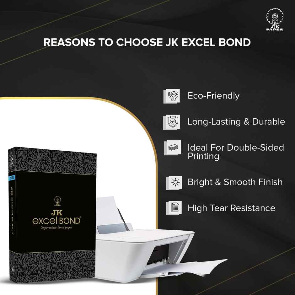 JK Paper Excel Bond - 85 GSM | A4 | 500 Sheets