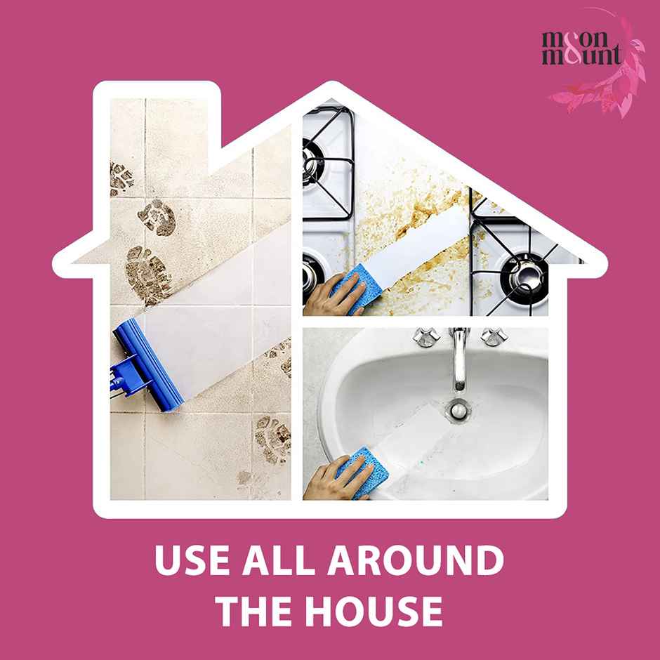 Moon&Mount Rose Floor Cleaner Liquids | Bathroom Surface Cleaning Liquid | Ecofriendly