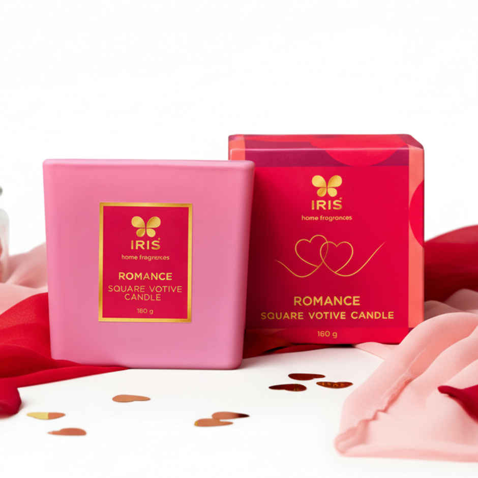 IRIS Blush of Romance Square Votive Candle