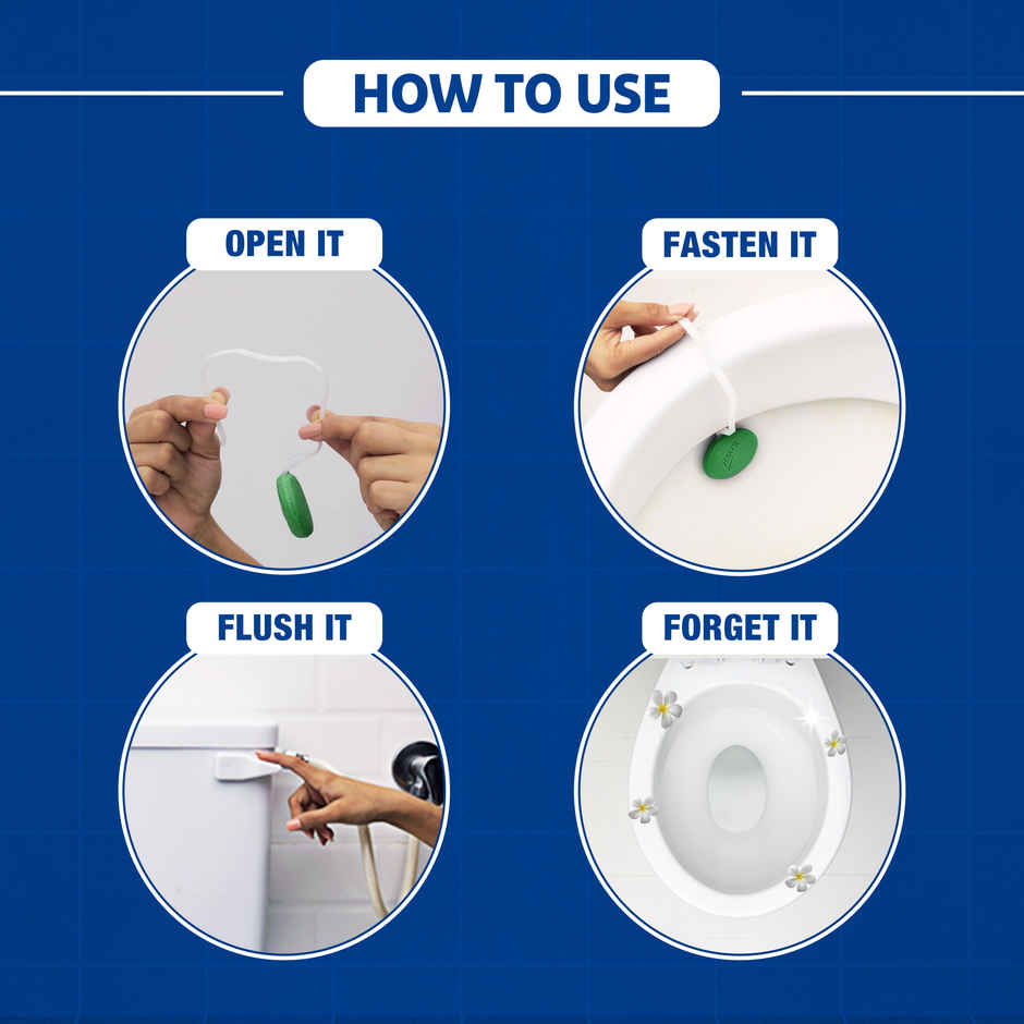 Harpic Jasmine Toilet Rim Blocks