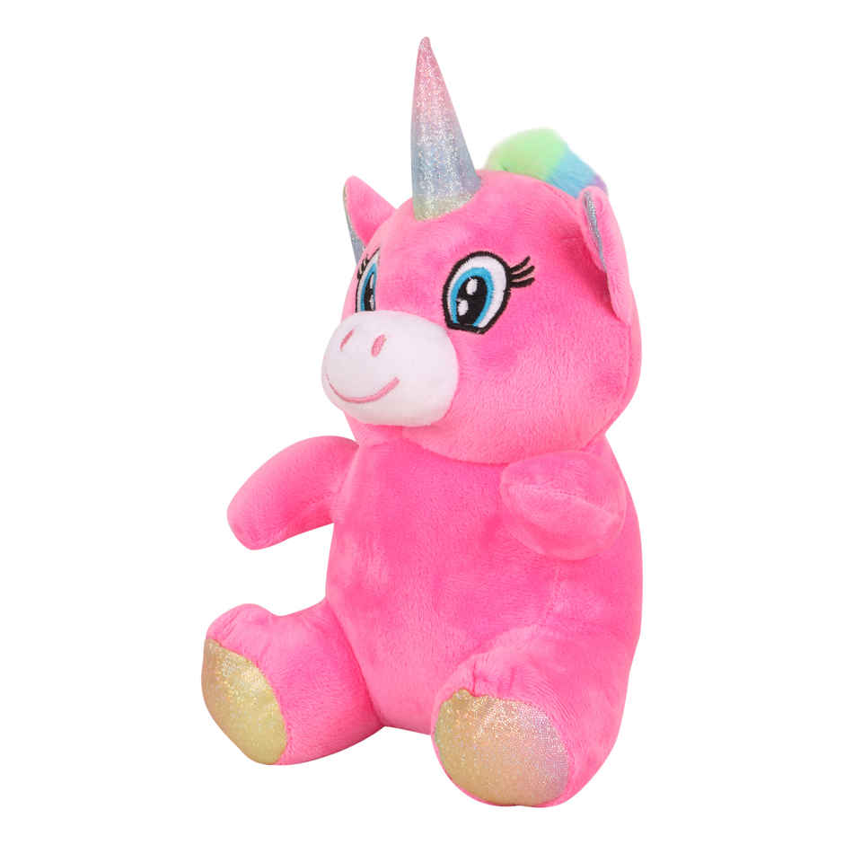 DearJoy Sitting Unicorn | Pink - 28 cm