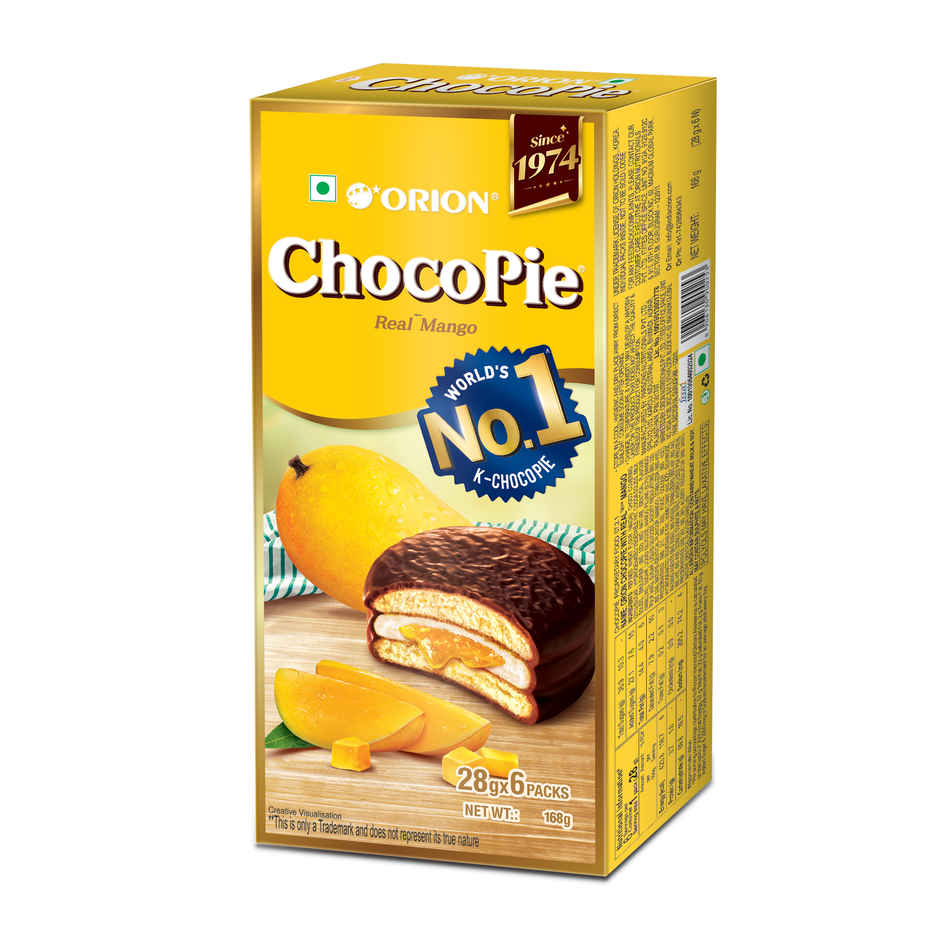 Orion Mango Choco Pie | Maida-free, Palm Oil-freeand Sugar-free Combo