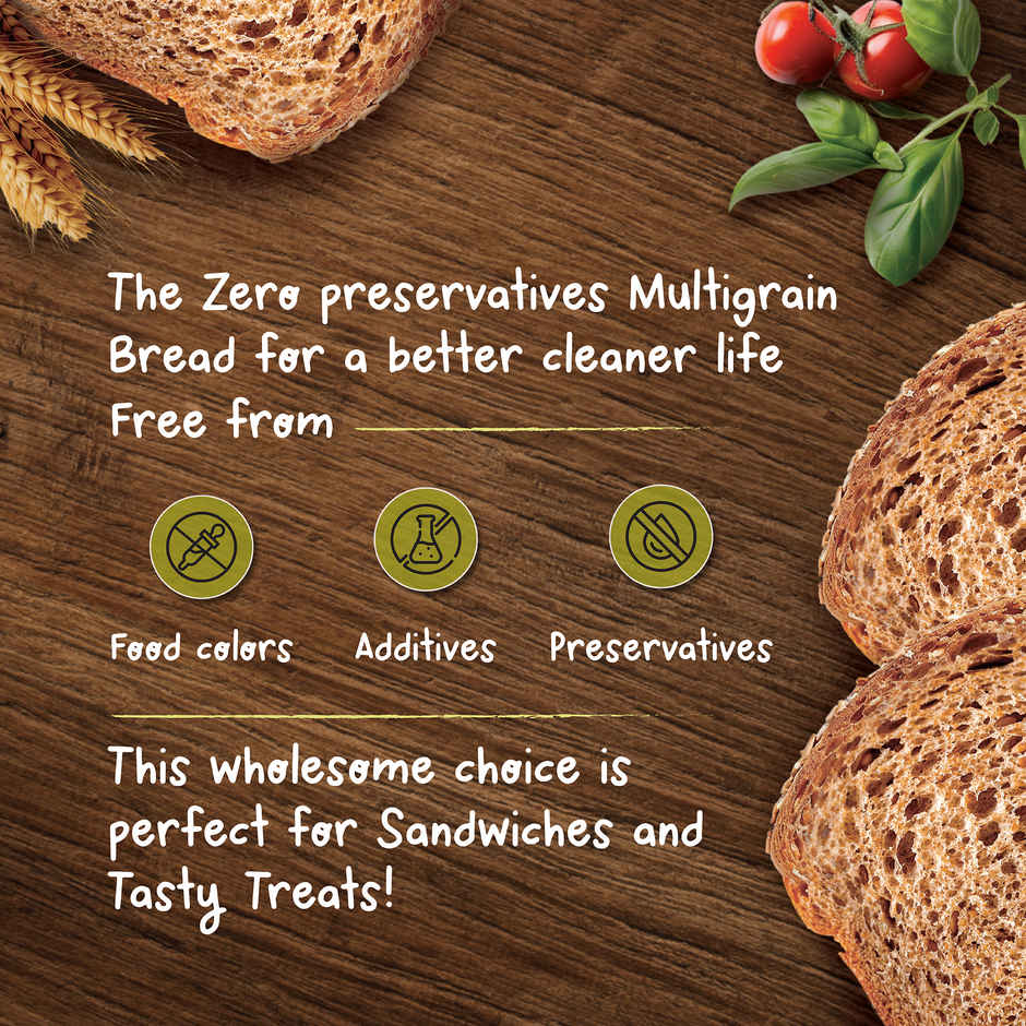 Baker's Loaf Zero Preservatives Multigrain Bread