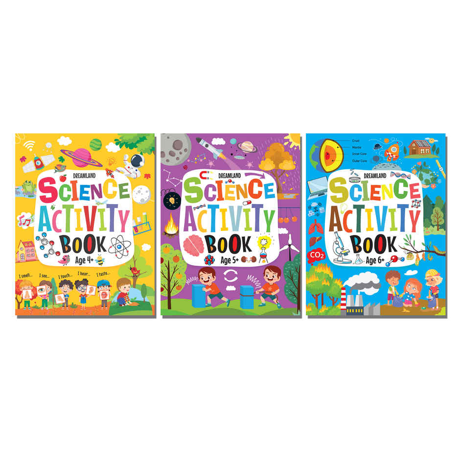 Science Activity Books for kid Set of 3 | Book Gift Pack | Books for Kid | Science Activities Books