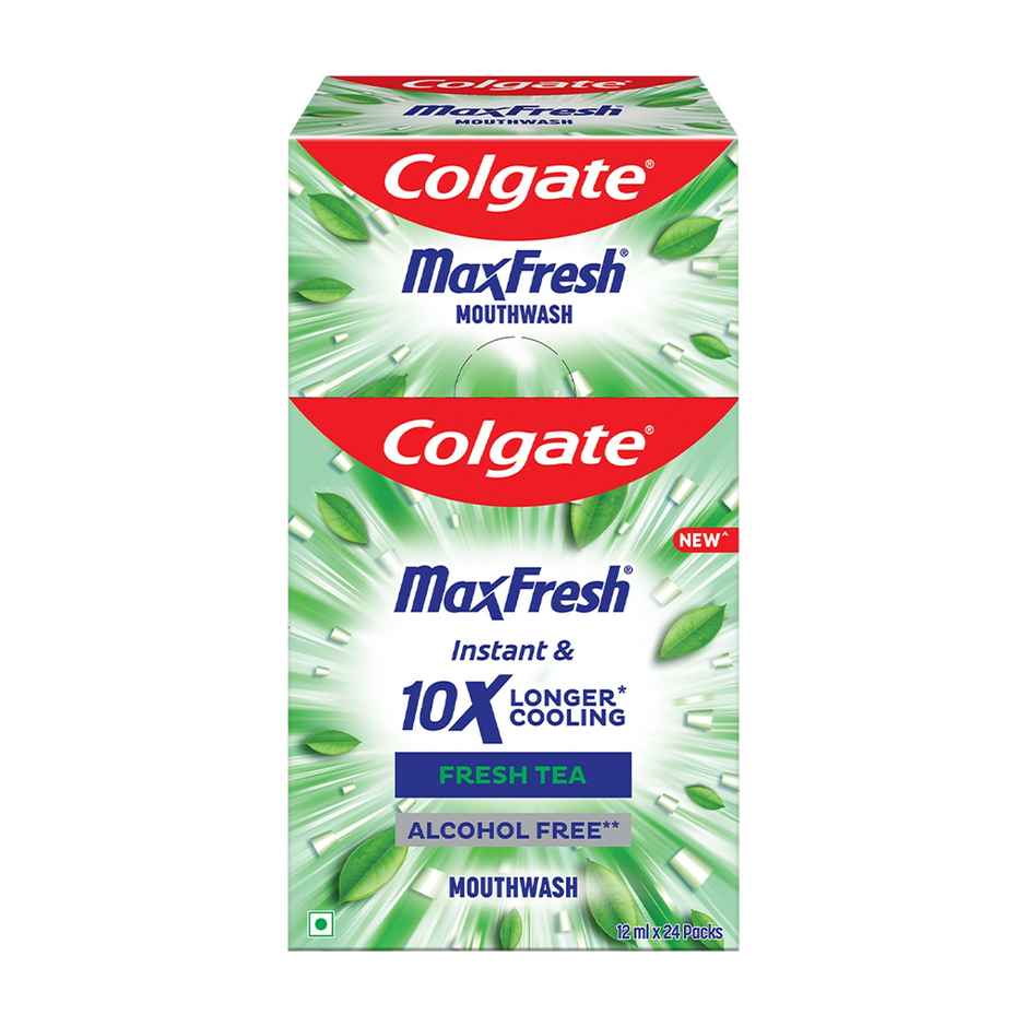 Colgate Maxfresh Antibacterial Mouthwash | 24/7 Fresh Breath Fresh Tea