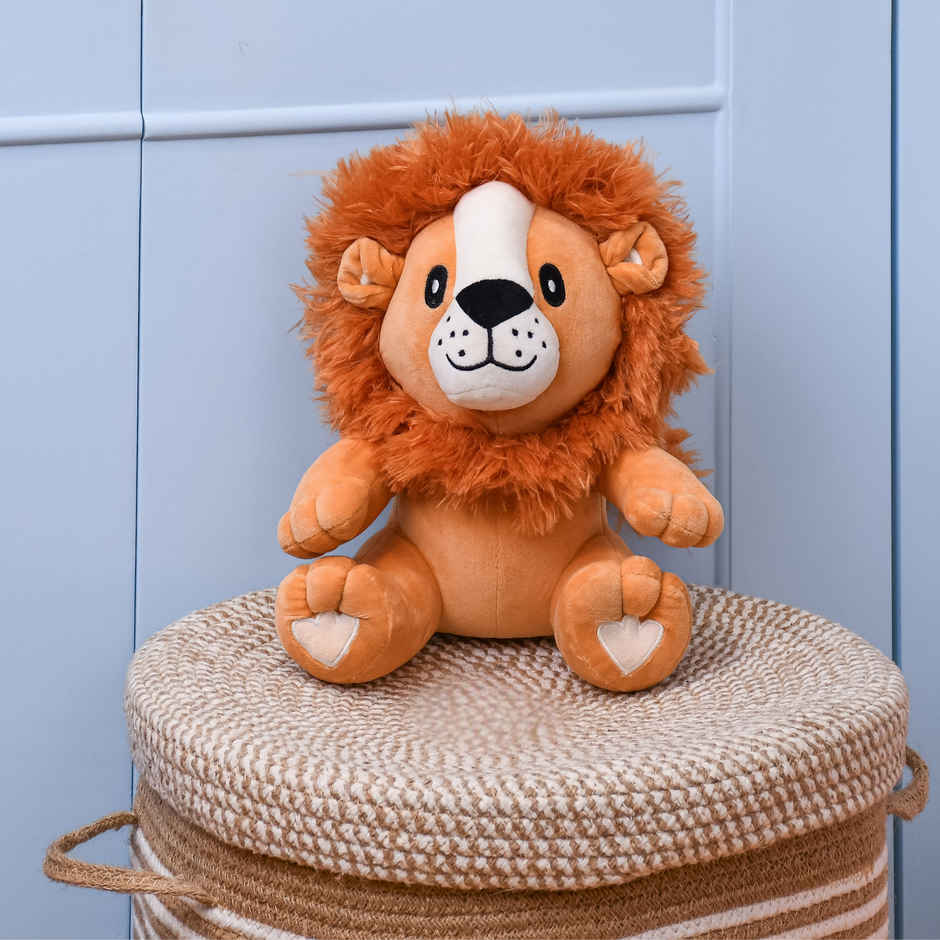 Mirada Brown Sitting Lion Soft Toy -27Cm