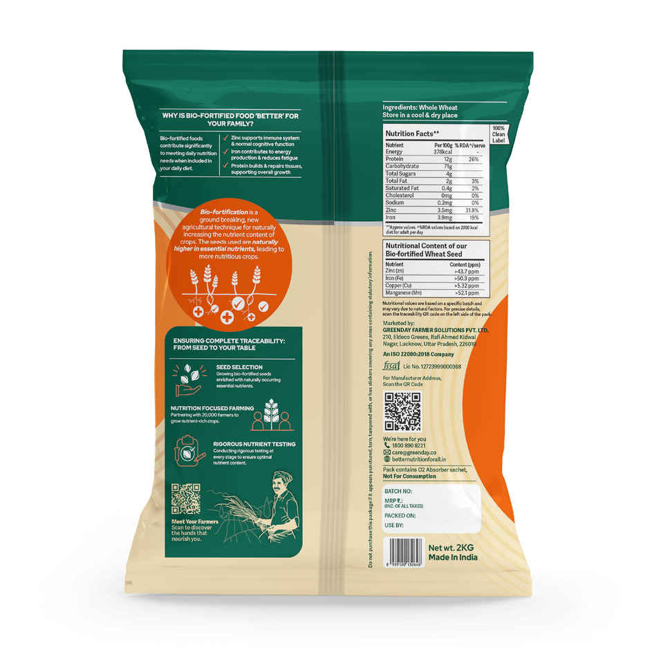 Better Nutrition Biofortified Atta