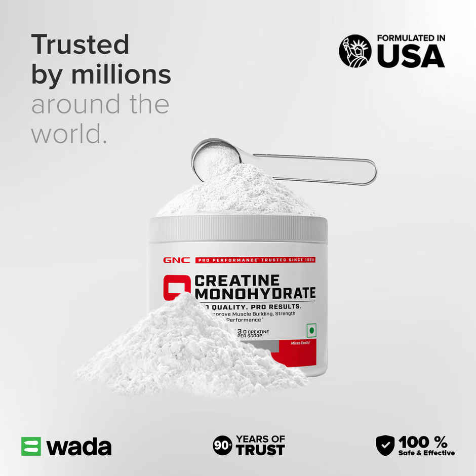 GNC Creatine Monohydrate With Free Shaker