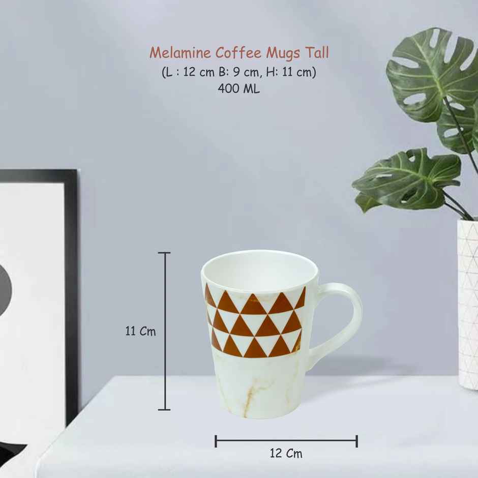 Stehlen Melamine Coffee Mug 400 ml Set of 2 Pcs - Trio Blonde