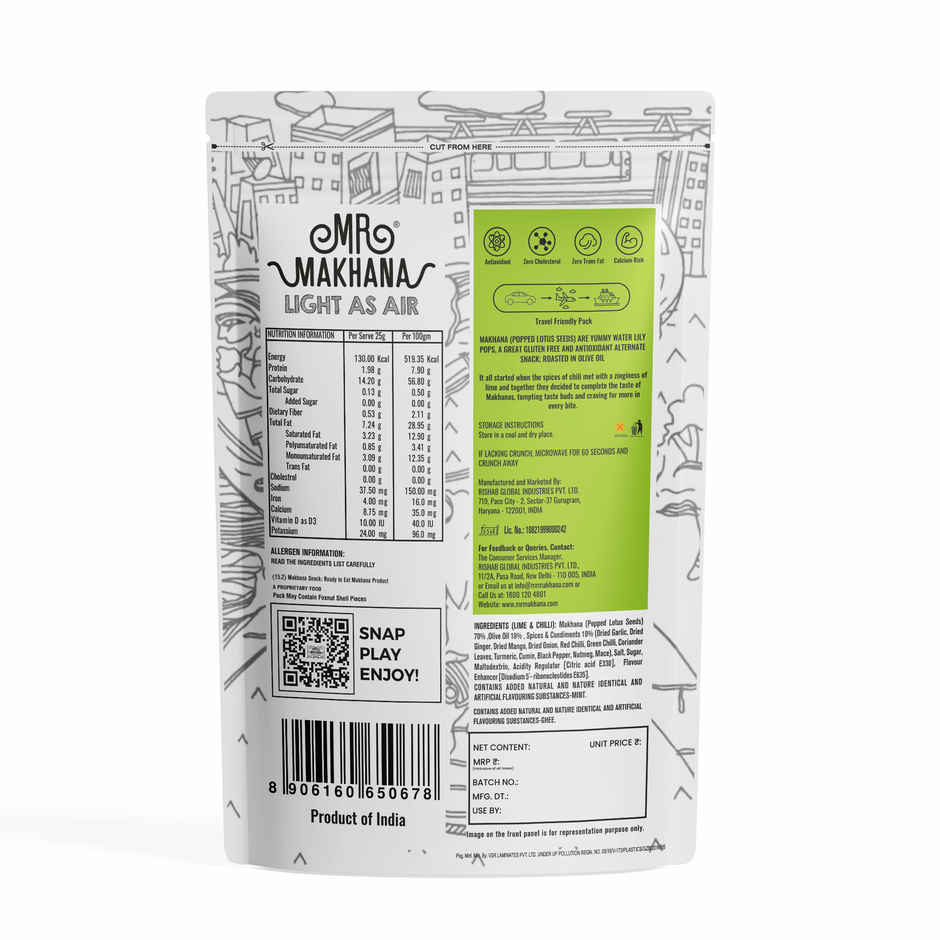 Mr Makhana Lime Chilli