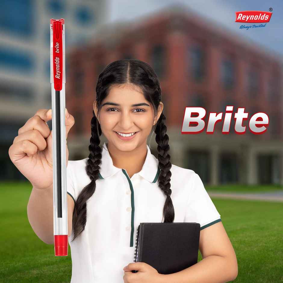 Reynolds Brite Ball Pen Set (5 Red Pens)