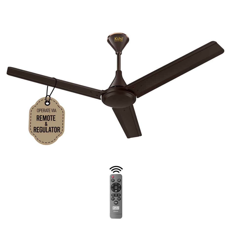 Kent KUHL Fest B1 1200MM Power Saving BLDC Ceiling Fan | 28W | Saves Upto 65% Electricity | Espresso