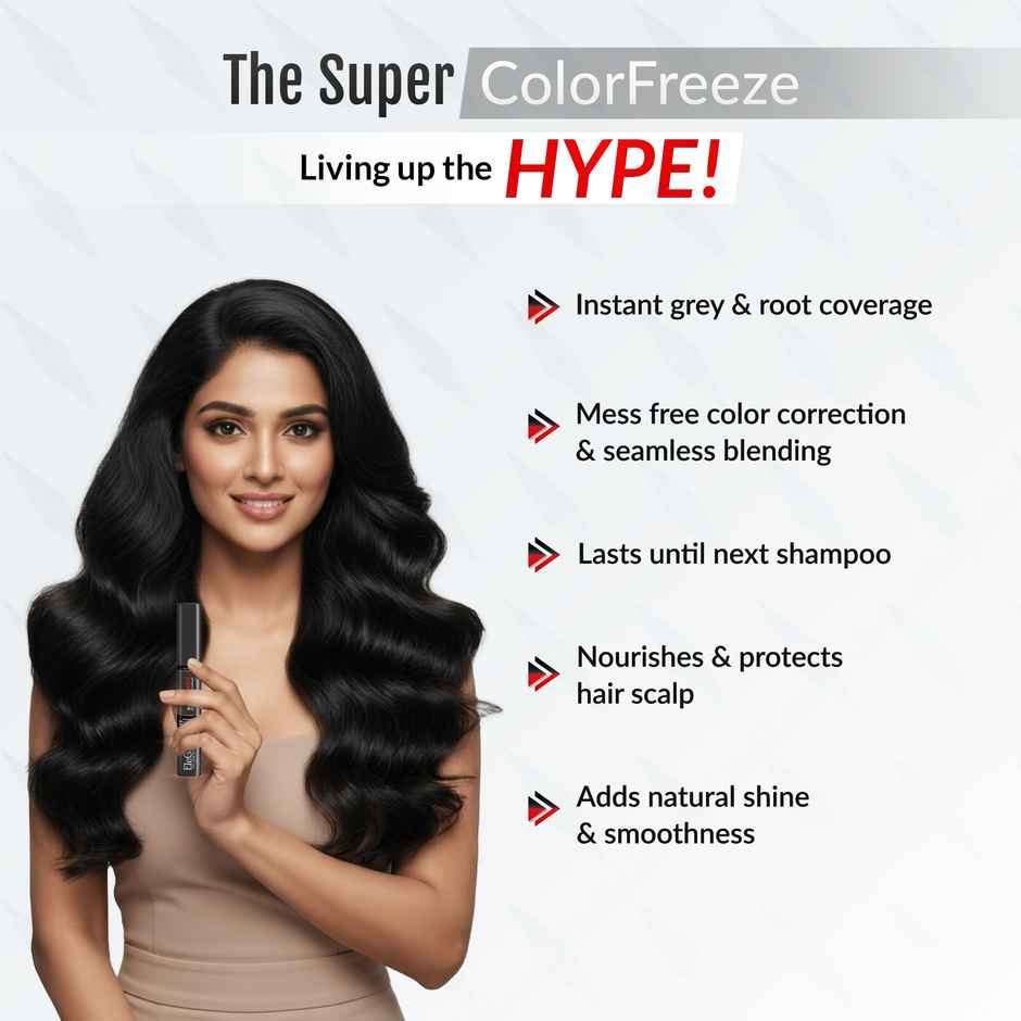 Eleganz Professional Hair Colorfix-Instant Root Touch Up With Niacinamide,Gingseng Root & Argan Oil