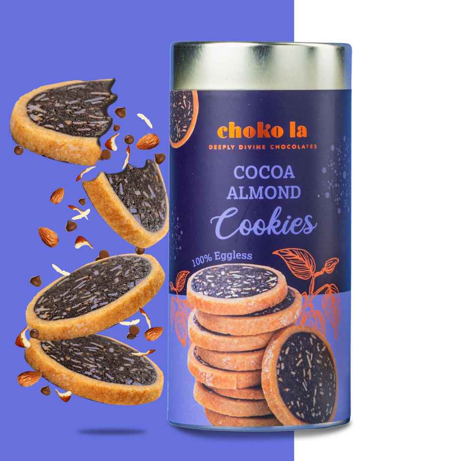Chokola Cocoa Almond Cookies