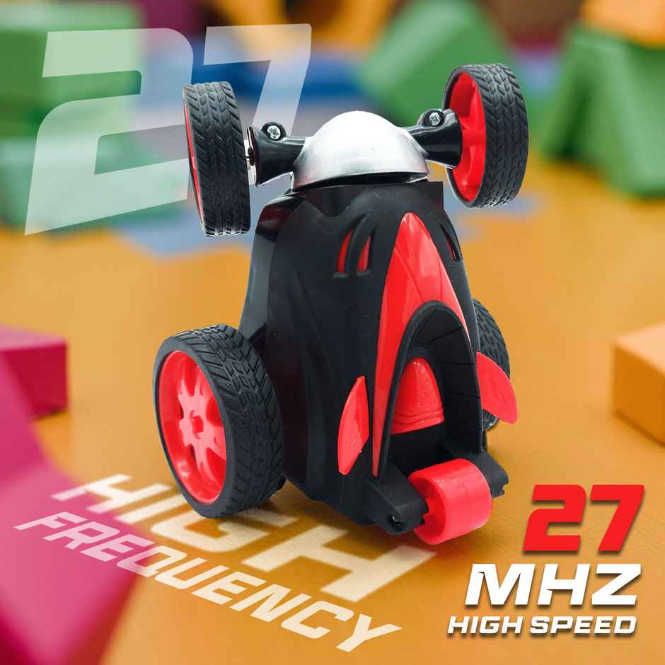 SEEDO Remote Control Car 1:24 , 27 MHz, USB Rechargeable, Fast Speed stunt Car | Red