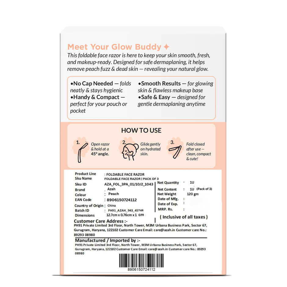 Azah Foldable Face Razor