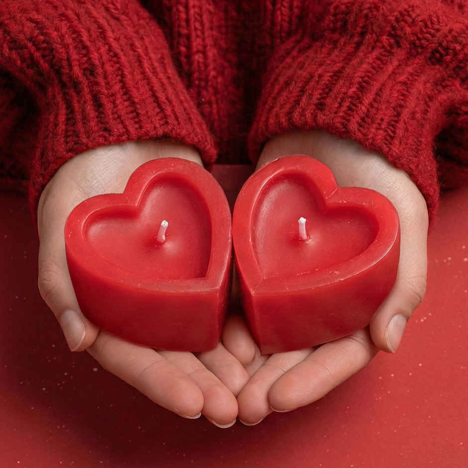 Heart to Heart Romance Candles | Iris