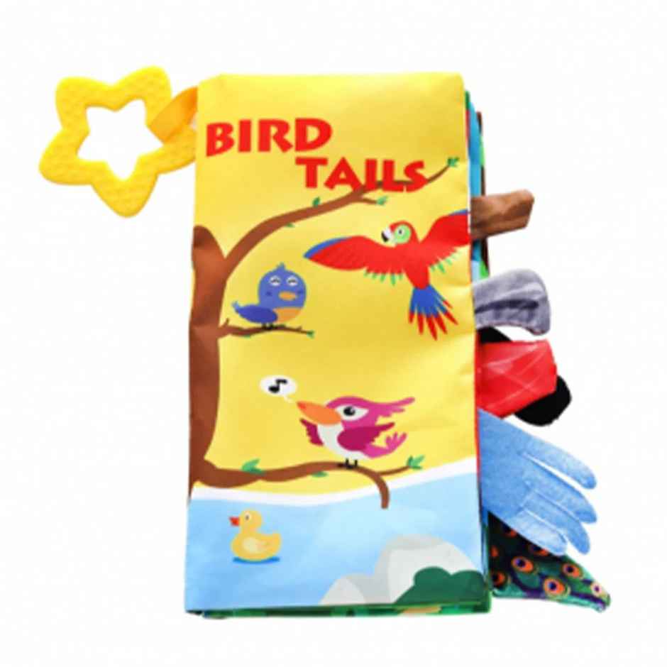 Kidology Activity Book Soft Crinkle Cloth Book for Infants | Baby Toys | Bird | 3+ years