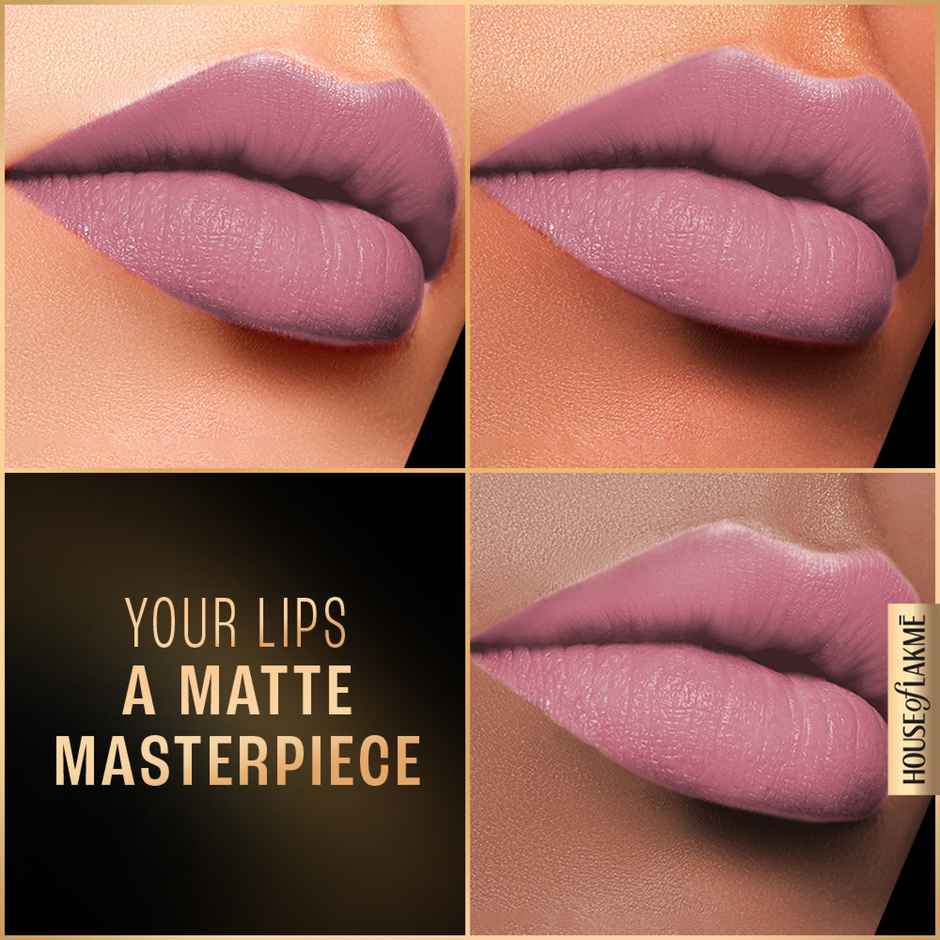 Lakme Forever Matte Liquid Lip, 16hr Lipstick, Lightweight & transferproof - Red Icon