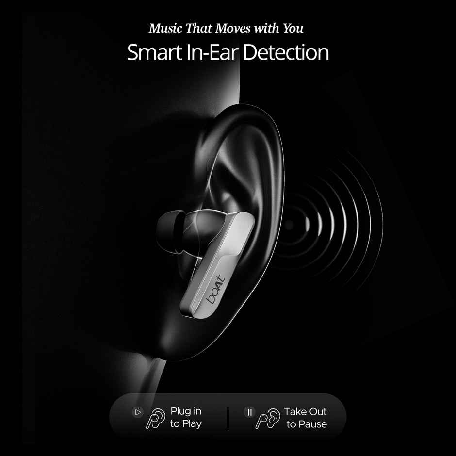 boAt Airdopes 800 HiDef in Ear TWS Earbuds, Hi-Res Audio LDAC, 4Mic ENx, App Support, ASAP Charge, IPX5, Low Latency, Dual Pairing, BTv5.3 - Graphite Grey