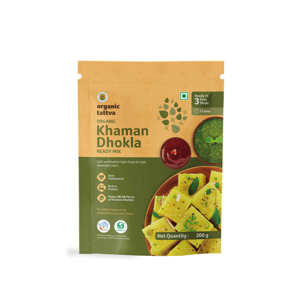 Organic Tattva Khaman Dhokla Ready Mix