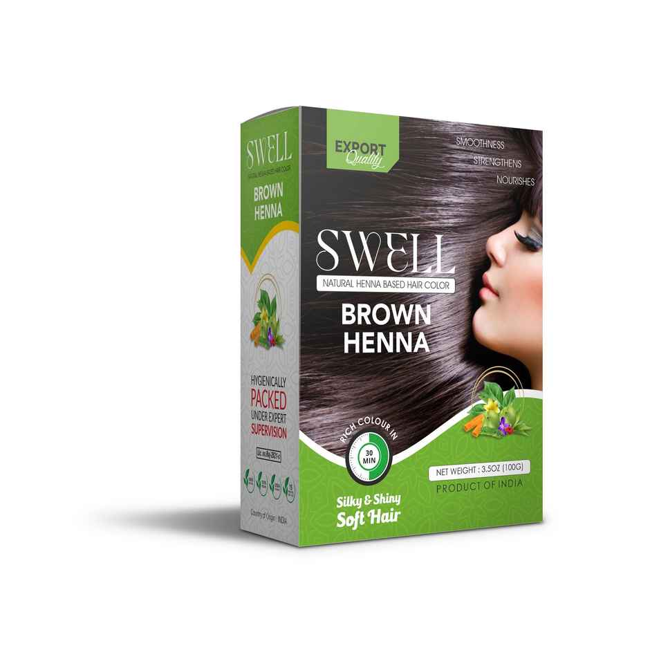 Swell Henna Natural Brown Powder