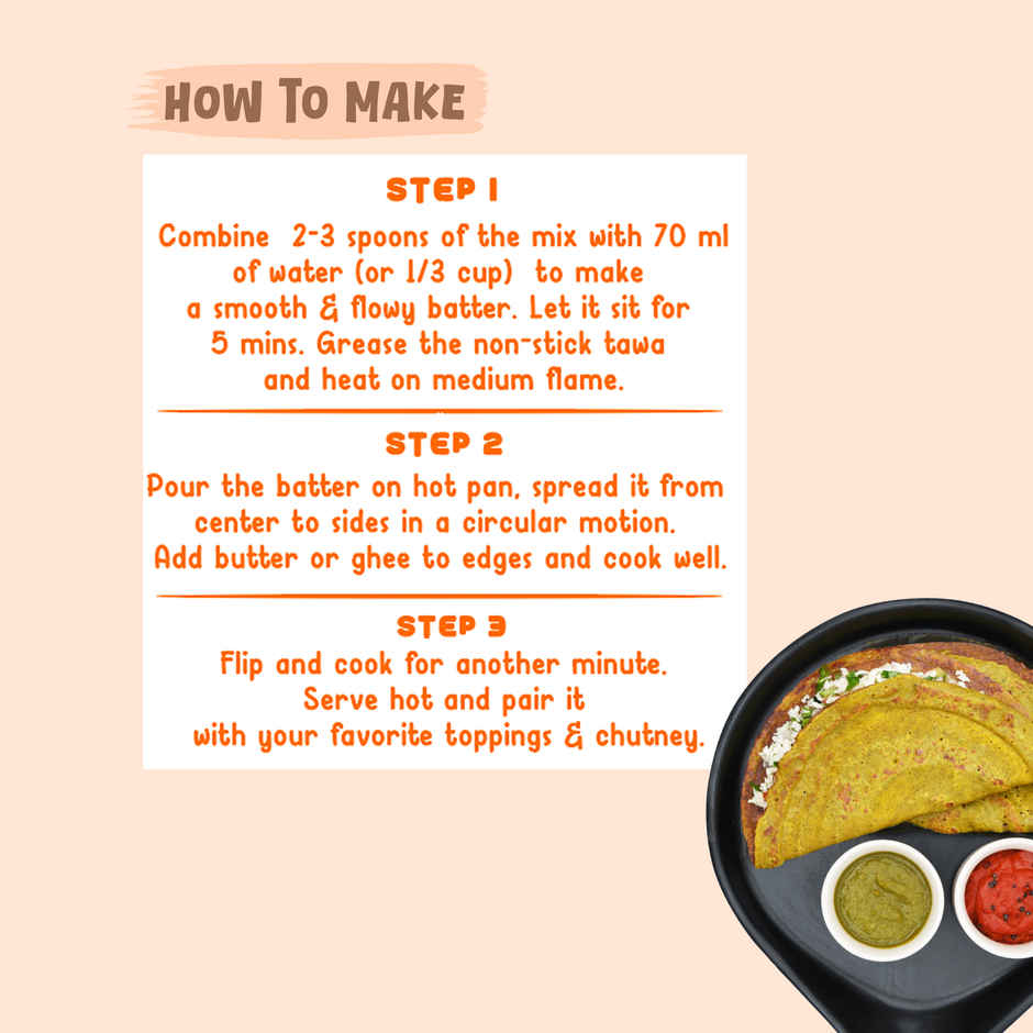 Gladful Beetroot Protein Sprouted Lentils and Millets Instant Chilla Mix(200.0 gms), Gladful Spinach Protein Sprouted Lentils and Millets Instant Chilla Mix(200.0 gms) & Gladful Achari Instant Chilla(200.0 gms) Combo