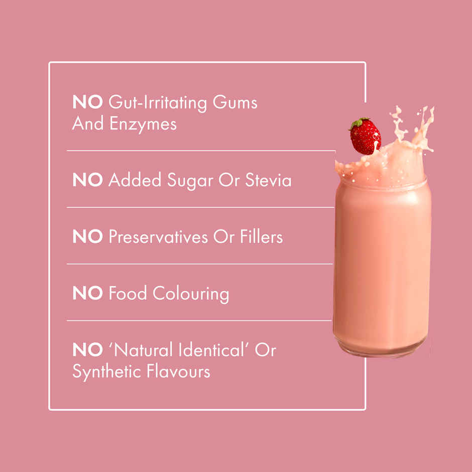Cosmix No-Nonsense Plant Protein Mahabaleshwar Strawberry