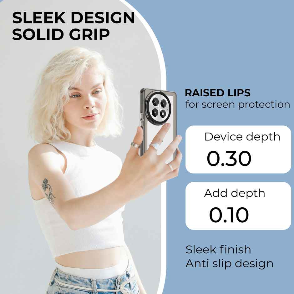 Artistque Case for OnePlus 13R 5G Back Cover | Ultra Stylish Transparent TPU Cover