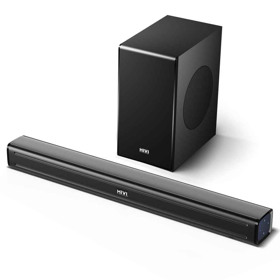 Mivi Fort R190 Soundbar,160 Watts,2.1 Channel And Eq Modes,Bt V5.1 160 W Bluetooth Soundbar