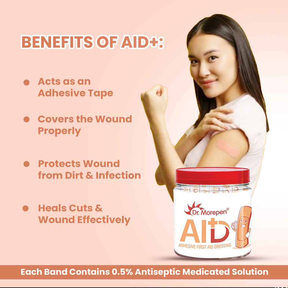 Dr. Morepen Adhesive Band Aid Waterproof Bandage