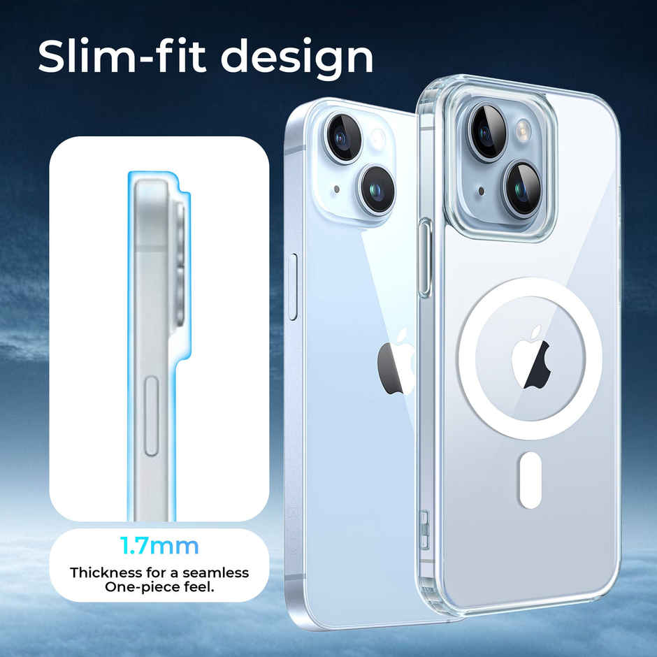 Artistque Case for Iphone 15 Back Cover - Transparent Clear Magsafe