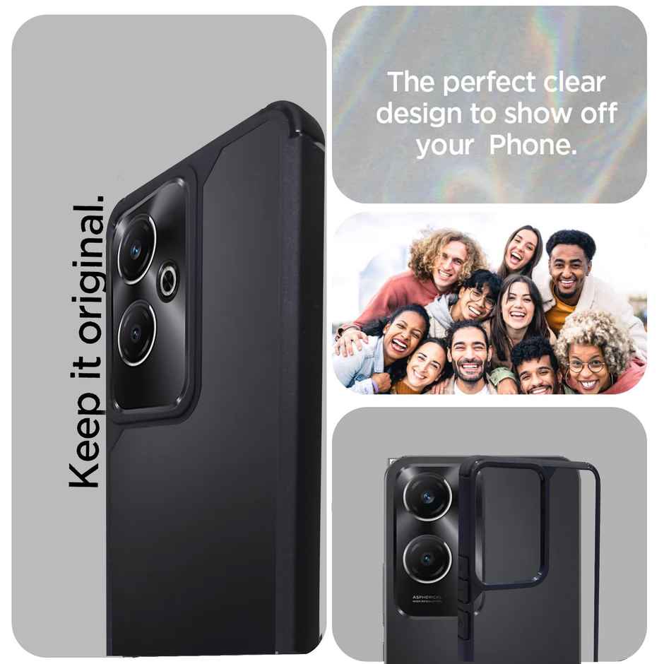 Artistque Case for Mi Redmi 13 5g | Poco M6 Plus 5g TPU Back Cover - Transparent Shockproof