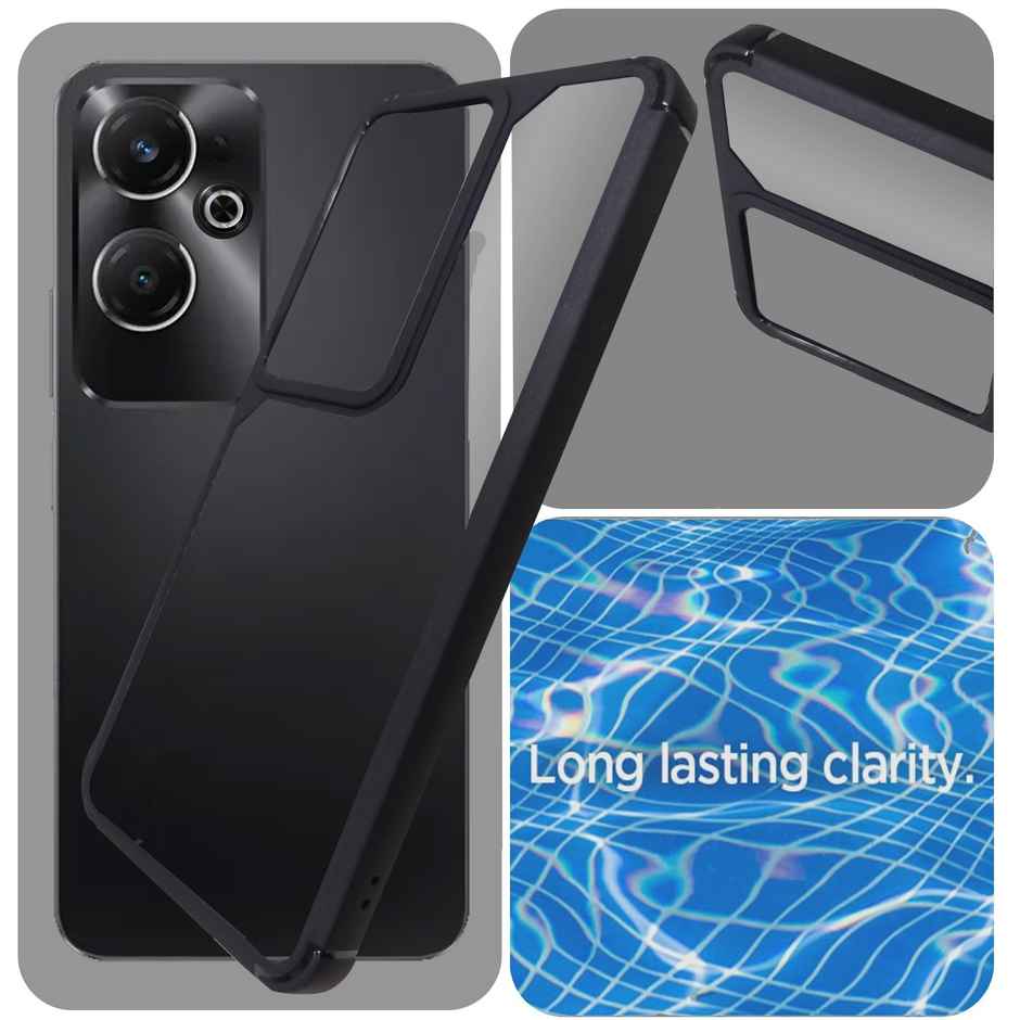 Artistque Case for Mi Redmi 13 5g | Poco M6 Plus 5g TPU Back Cover - Transparent Shockproof