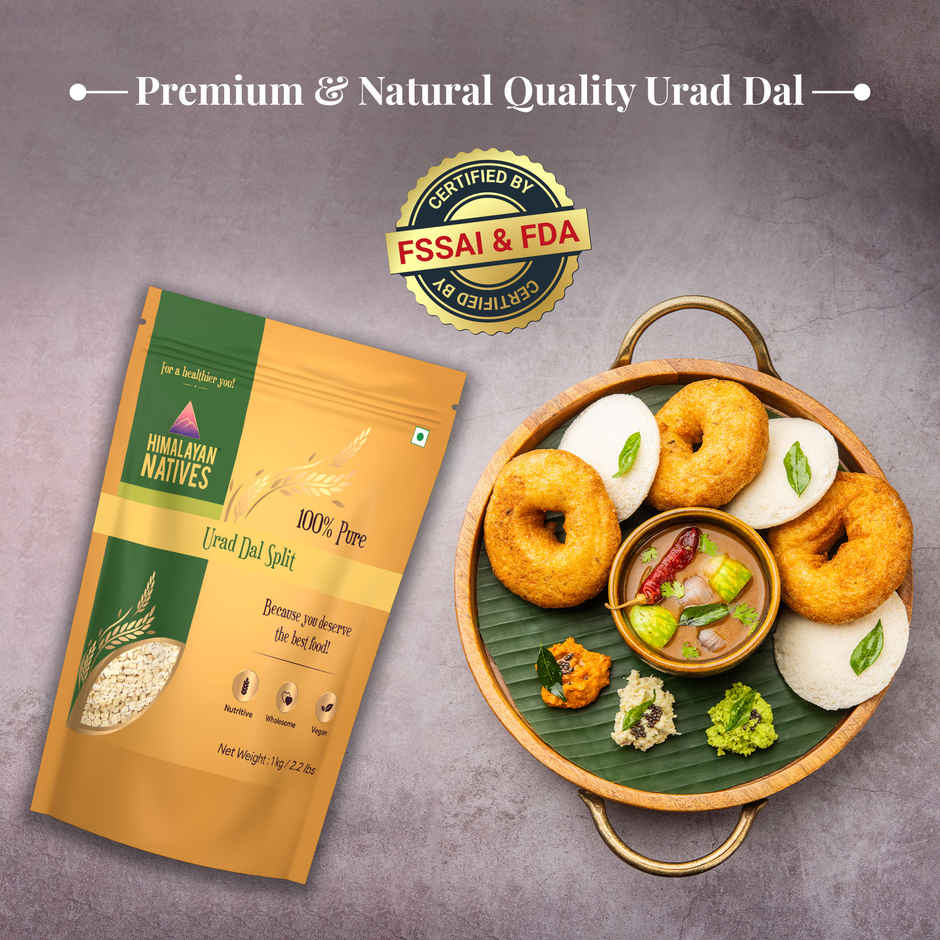 Himalayan Natives Premium Quality Urad Dal Split