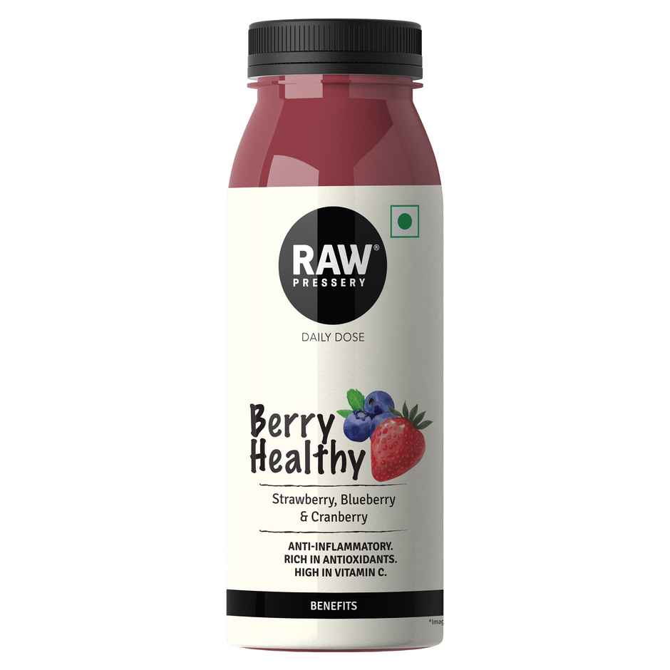 RAW Pressery Berry Healthy  Strawberry, Blueberry & Cranberry Juice  Daily Dose