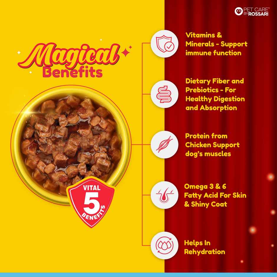 ZIPPY Puppy Dog Food 1 to 12 Months Chicken and Liver Chunks in Gravy