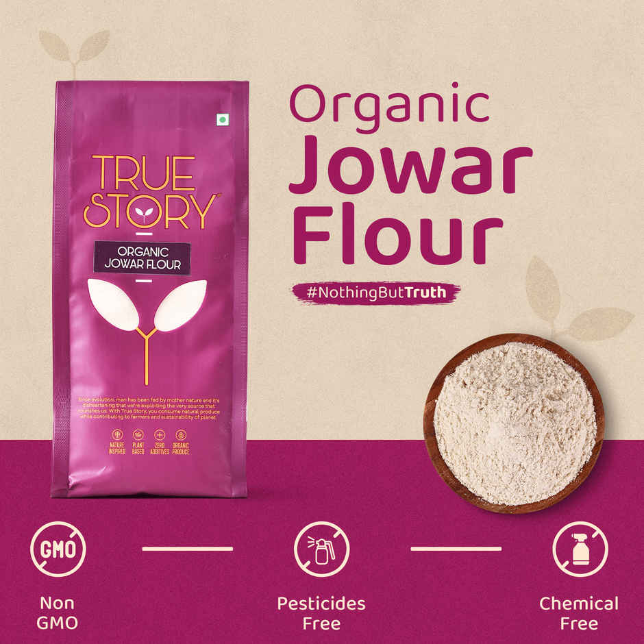 True Story Organic Jowar Flour/ Sorghum Flour