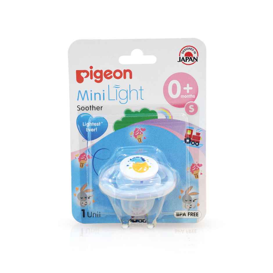 Pigeon Baby Care Minilight Soother S Size Dino Egg Pin