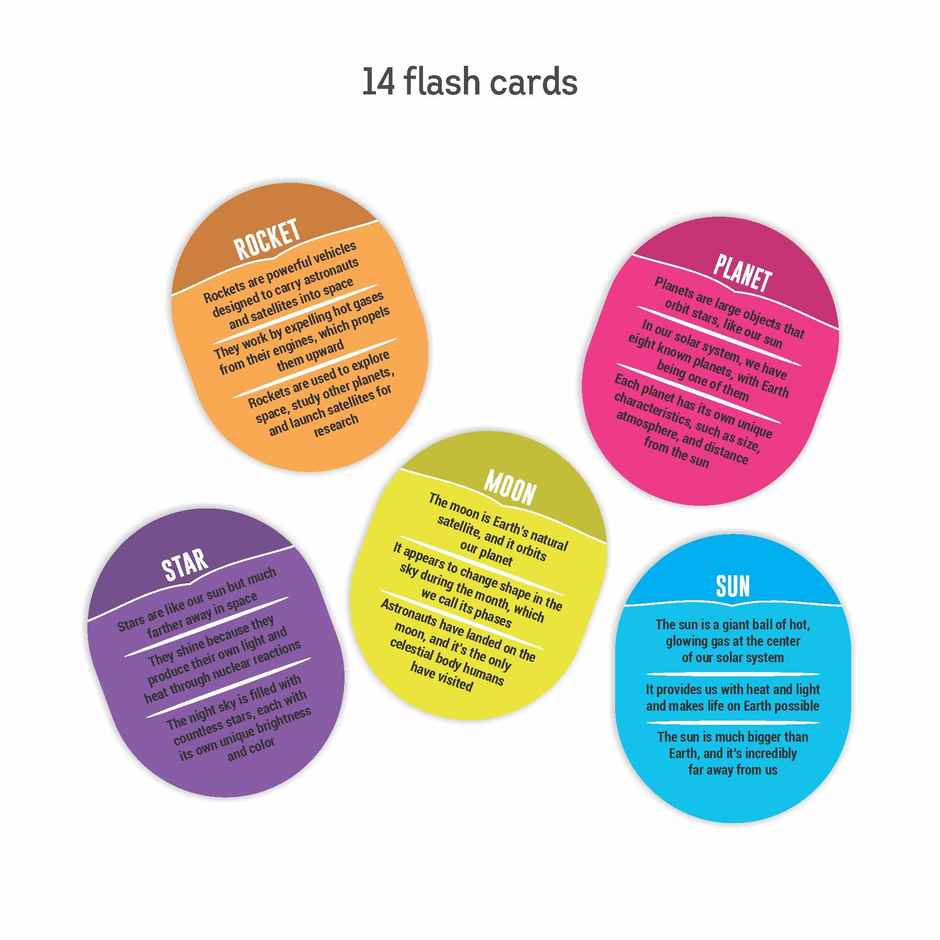 Sterling Space Adventure Flash Cards