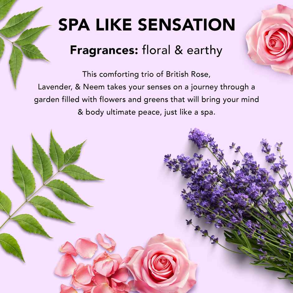 Botanic Hearth Pack of 3 body washes | British Rose | Calendula | Bulgarian Lavendar