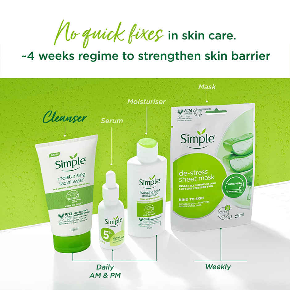 Simple Kind To Skin Moisturising Facial Wash