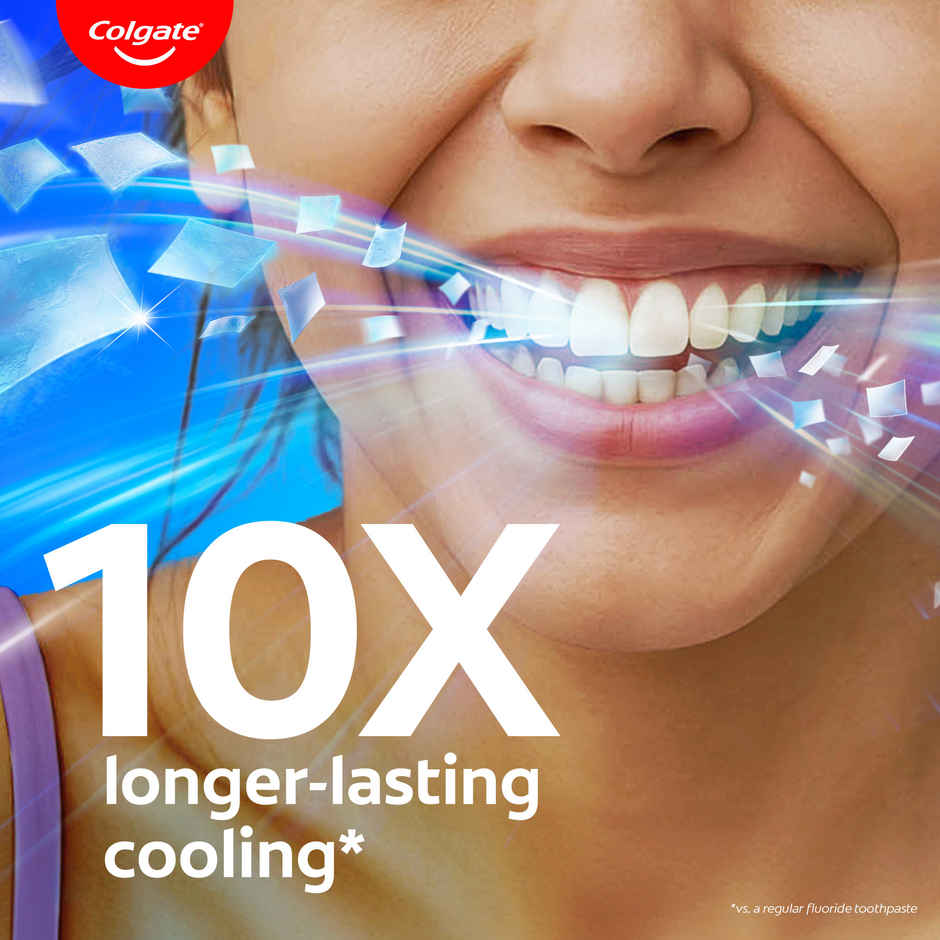 Colgate MaxFresh Toothpaste, Blue Gel Paste with Menthol for Super Fresh Breath (Peppermint Ice, Saver Pack)