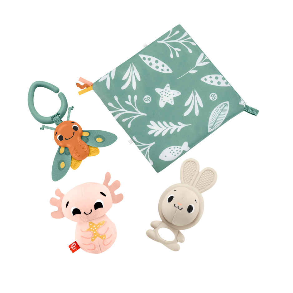 Fisher Price So Many Senses Gift Baby Sensory Toys with Fine Motor Activities