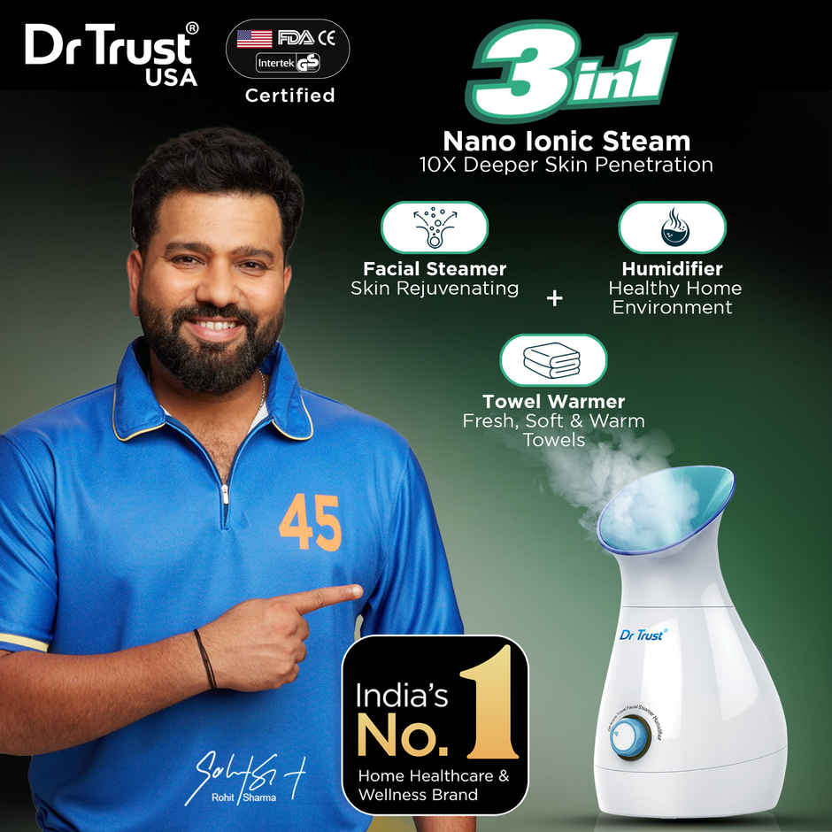 Dr. Trust 3 in 1 Electric Nano Portable Ionic facial Steamer for cough & cold relief