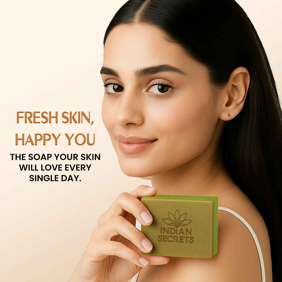 Indian Secrets Scrub Soap | Salicylic Acid & Neem